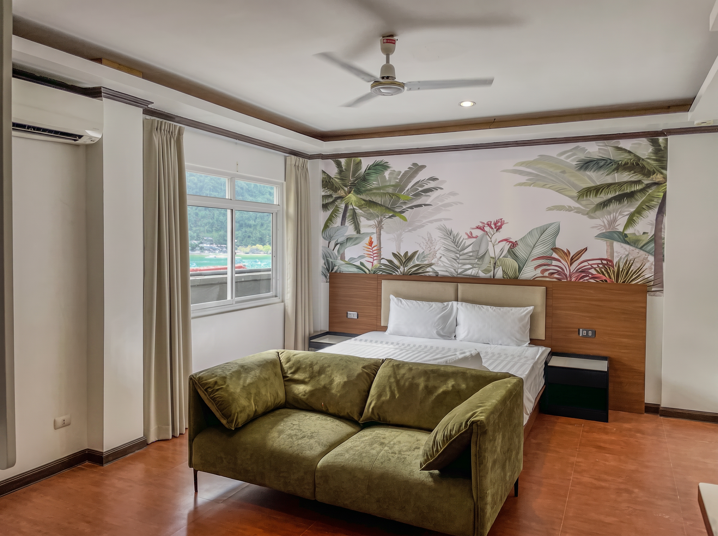 Room interior at The Town hotel on Hama Street, El Nido